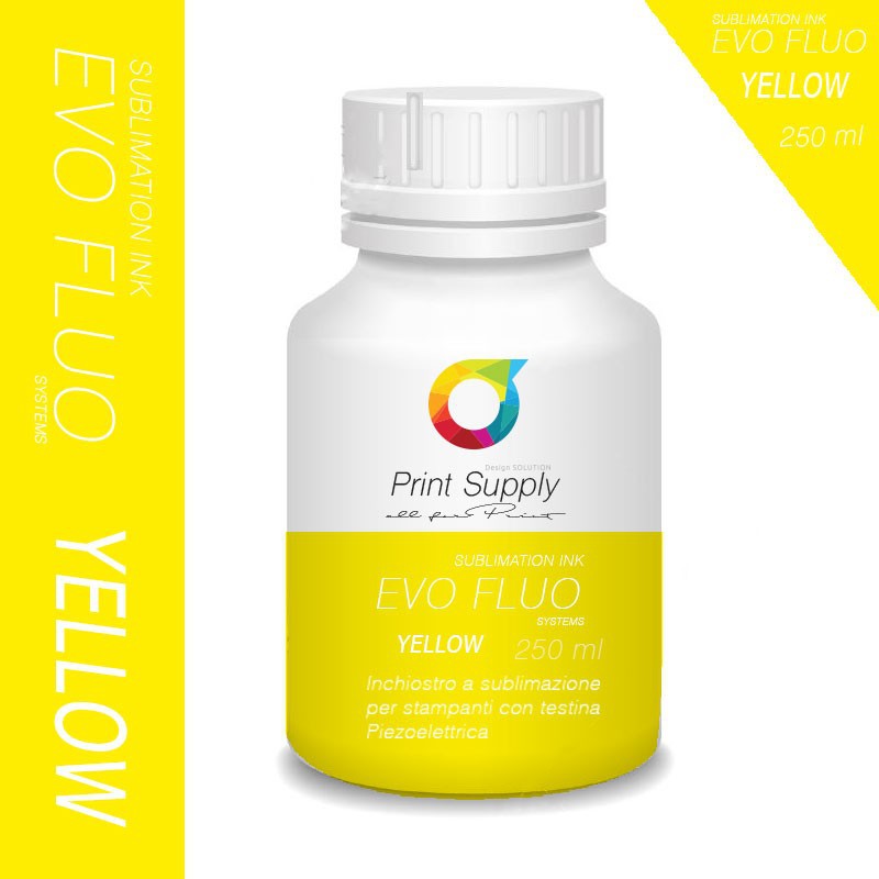 Evo Fluo Inchiostro Sublimazione Giallo