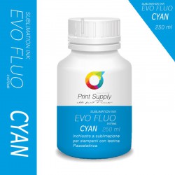 Evo Fluo Inchiostro Sublimazione Ciano